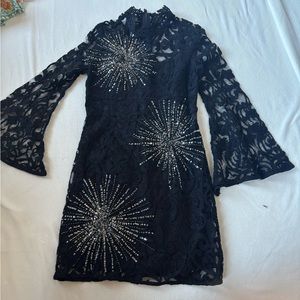 GORGEOUS free people mini dress with beaded detail